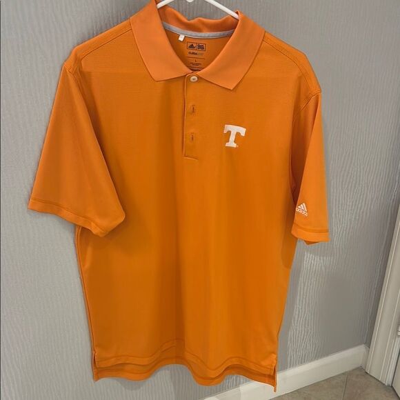 Adidas Men's Orange Polo Shirt - Picture 1 of 3